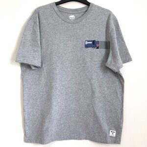 Roots Tee Grey cotton crew neck short sleeve T-shirt